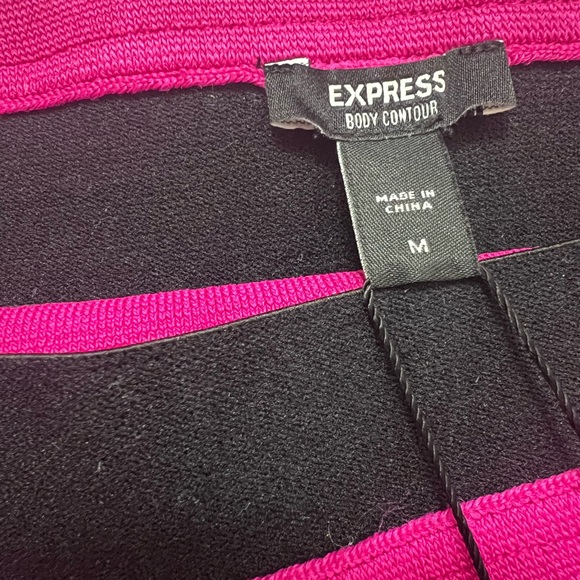 Express Countour Pink Midi Pencil Skirt Size Medium NWT - Picture 3 of 4